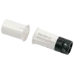 SECO-LARM - SM-407-5TQ/W - ⅜" Stubby Press-Fit Mount Closed Loop Magnetic Contact with quick-connect terminal block. ¾" Gap. UL, CUL Listed. White. Sold in multiples of 10 (price is for 1 pc).