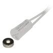 SECO-LARM - SM-4103-LQ/W - ⅜" Rare-Earth, Stubby Press-Fit Mount Closed Loop Magnetic Contact with quick-connect terminal block. 1" Gap. 18" leads. UL, CUL Listed. White. Sold in multiples of 10 (price is for 1 pc).