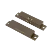 SECO-LARM - SM-431-TQ/B - Surface-Mount Closed Loop Magnetic Contact with quick-connect terminal block. 1" Gap. UL, CUL Listed. Brown. Sold in multiples of 10 (price is for 1 pc).