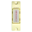 SECO-LARM - SS-075Q - N.O. Momentary Surface-Mounted Switch. “EMERGENCY” printed on face. Contact rated 0.5A@12VDC. Off-white. Sold in multiples of 10 (price is for 1 pc).