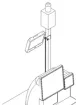 Hanwha - STB-10PVMSC-B - Self-checkout PVM Monitor Mount