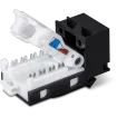 TRENDNET - TC-K25C6BK - 25 Pack Cat6 RJ-45 Keystone Jack, Black