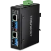 TRENDNET - TI-BF22SFP - 2-Port Industrial SFP to Gigabit PoE++ Media Converter
