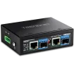 TRENDNET - TI-BF22SFP - 2-Port Industrial SFP to Gigabit PoE++ Media Converter