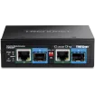 TRENDNET - TI-BF22SFP - 2-Port Industrial SFP to Gigabit PoE++ Media Converter