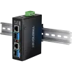 TRENDNET - TI-BF22SFP - 2-Port Industrial SFP to Gigabit PoE++ Media Converter