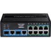 TRENDNET - TI-BG104 - 10-Port Industrial Gigabit PoE++ DIN-Rail Switch