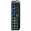TRENDNET - TI-BG108 - 10-Port Industrial Gigabit 400W PoE++ DIN-Rail Switch