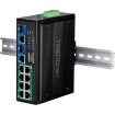 TRENDNET - TI-BG108 - 10-Port Industrial Gigabit 400W PoE++ DIN-Rail Switch