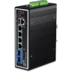 TRENDNET - TI-BG62i - 6-Port Industrial Gigabit L2+ Managed PoE++ DIN-Rail Switch