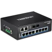 TRENDNET - TI-G102 - 10-Port Hardened Industrial Gigabit DIN-Rail Switch