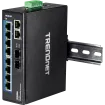 TRENDNET - TI-G102 - 10-Port Hardened Industrial Gigabit DIN-Rail Switch