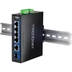 TRENDNET - TI-G50611 - 6-Port Industrial 2.5G DIN-Rail Switch with 10G Ports