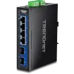 TRENDNET - TI-G5062 - 6-Port Industrial 2.5G DIN-Rail Switch with 10G SFP+ Ports