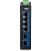 TRENDNET - TI-G5062 - 6-Port Industrial 2.5G DIN-Rail Switch with 10G SFP+ Ports