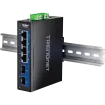 TRENDNET - TI-G5062 - 6-Port Industrial 2.5G DIN-Rail Switch with 10G SFP+ Ports
