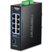TRENDNET - TI-G5091 - 9-Port Industrial 2.5G DIN-Rail Switch with 10G SFP+ Port