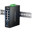 TRENDNET - TI-G5091 - 9-Port Industrial 2.5G DIN-Rail Switch with 10G SFP+ Port