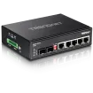 TRENDNET - TI-G62 - 6-port hardened Industrial Gigabit Switch (5 Gigabit / 1 shared SFP / 1 dedicated SFP)
