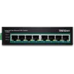 TRENDNET - TI-PE80 - 8-Port Industrial Fast Ethernet PoE+ DIN-Rail Switch