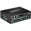 TRENDNET - TI-PG102 - 10-Port Hardened Industrial Gigabit PoE+ DIN-Rail Switch