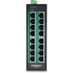 TRENDNET - TI-PG160 - 16-Port Hardened Industrial Gigabit PoE+ DIN-Rail Switch