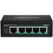 TRENDNET - TI-PG50 - 5-Port Industrial Gigabit PoE + DIN-Rail Switch