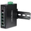 TRENDNET - TI-PG50 - 5-Port Industrial Gigabit PoE + DIN-Rail Switch