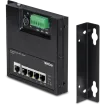 TRENDNET - TI-PG50F - 5-Port Industrial Gigabit PoE+ Wall-Mounted Front Access Switch