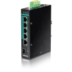 TRENDNET - TI-PG541 - 5-port Hardened Industrial Gigabit PoE+ DIN-Rail Switch