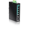 TRENDNET - TI-PG541 - 5-port Hardened Industrial Gigabit PoE+ DIN-Rail Switch