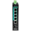 TRENDNET - TI-PG541i - 6-port hardened Industrial Gigabit PoE+ Layer 2 Managed DIN-Rail Switch
