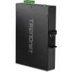TRENDNET - TI-PGM541 - 5-port Industrial Gigabit PoE+ DIN-Rail Switch -20° – 65°C (-4° – 149°F)