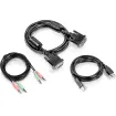 Trendnet - TK-CD15 - 15 ft. DVI-I, USB,and Audio KVM Cable Kit