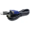 Trendnet - TK-CU15 - 15-feet USB KVM cable for TK-803R/1603R