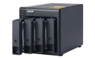 QNAP - TL-D400S-US - 4-bay desktop SATA JBOD expansion unit with a QXP-400eS-A1164 PCIe SATA host card and 1 SFF-8088 to SFF-8088 SAS/SATA 6Gb/s external cables
