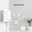 TP-Link - TL-PA7017 KIT - AV1000 Gigabit Powerline Starter Kit