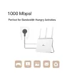 TP-Link - TL-PA7017P KIT - AV1000 Gigabit Passthrough Powerline Starter Kit