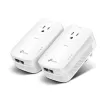 TP-Link - TL-PA9020P KIT - AV2000 2-Port Gigabit Passthrough Powerline Starter Kit