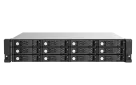 QNAP - TL-R1220Sep-RP-US - 12-bay 2U rackmount SAS 12Gbps JBOD expansion enclosure with SAS expander, 2.5:/3.5" SAS 12Gbps & SAS/SATA 6Gbps drives, 4 x SFF-8644 Mini-SAS HD ports, redundant PSU, without rail kit
