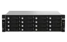 QNAP - TL-R1620Sdc-US - QNAP 16-bay 3U rackmount SAS 12Gbps JBOD dual controller expansion enclosure with SAS expander