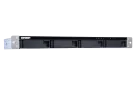 QNAP - TL-R400S-US - 4-bay 1U rackmount SATA JBOD expansion unit with a QXP-400eS-A1164 PCIe SATA host card and 1 SFF-8088 to SFF-8088 SAS/SATA 6Gb/s external cables