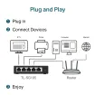 TP-Link - TL-SG105 - 5PORT GIGABIT DESKTOP SWITCH PERP STEEL DESIGN DESKTOP/WALL-MOUNTING