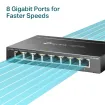 TP-Link - TL-SG108E - 8PORT GIGABIT EASY SMART SWITCHPERP
