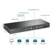 TP-Link - TL-SG3428XMP - JETSTEAM 24-PORT GBT & 4-PORT PERP 10GE SFP+ L2+ MNG SW W/24-PORT POE+