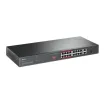 TP-Link - TL-SL1218P - 16-PORT 10/100MBPS + 2-PORT GBTPERP RACKMOUNT SWITCH WITH 16-PORT POE+