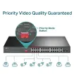 TP-Link - TL-SL1226P - 24PORT 10/100MBPS + 2PORT PERP GIGABIT UNMANAGED POE+ SWITCH