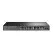 TP-Link - TL-SL2428P - JetStream 24-Port 10/100Mbps + 4-Port Gigabit Smart Switch with 24-Port PoE+