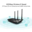 TP-Link - TL-WR940N - WIRELESS N ROUTER 300M WRLS 4PORT WITCH & 3FIXED ANTENNAS