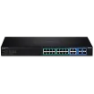 TRENDNET - TPE-1620WSF - 20-port Gigabit Web Smart POE+ Switch w/ 2 Shared SFP Slots (16 PoE+, 2SFP) (370W)